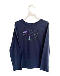 HANNA ANDERSSON  NAVY   PRINTED DESIGN KNIT LS SHIRT