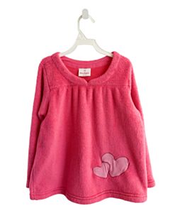 HANNA ANDERSSON  HOT PINK FLEECE  APPLIQUED PULLOVER