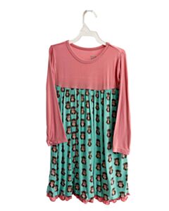KICKEE PANTS AQUA PRINT KNIT DRESS
