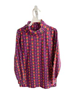HANNA ANDERSSON  PURPLE  FLORAL  KNIT LS SHIRT