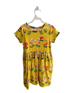 MINI BODEN YELLOW FLORAL KNIT DRESS