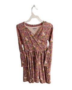 MINI BODEN PINK FLORAL KNIT DRESS