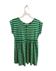 HANNA ANDERSSON  GREEN  STRIPED  KNIT DRESS