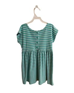 HANNA ANDERSSON  MINT  STRIPED  KNIT DRESS
