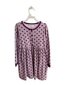 HANNA ANDERSSON PURPLE POLKA DOT KNIT DRESS