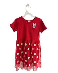 HANNA ANDERSSON  RED TULLE POLKA DOT  KNIT DRESS