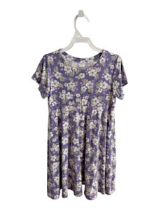 SWEET BAMBOO  PURPLE  FLORAL  KNIT DRESS