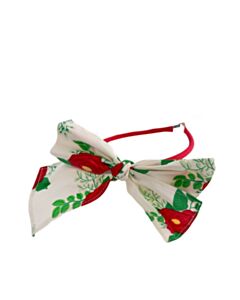 ELEANOR ROSE  GREEN  FLORAL  HEADBAND