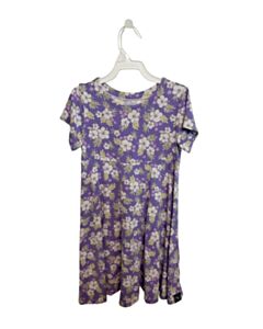 SWEET BAMBOO PURPLE FLORAL KNIT DRESS