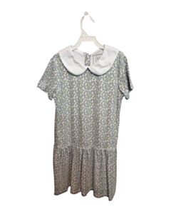 LILA + HAYES GREEN FLORAL KNIT DRESS