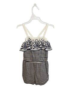 HANNA ANDERSSON BLUE STRIPED ROMPER