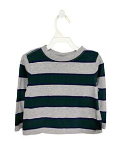 HANNA ANDERSSON GREEN STRIPED KNIT LS SHIRT