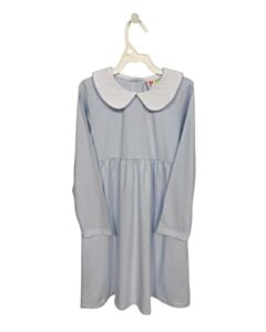 SMOCK CANDY BLUE STRIPED KNIT DRESS