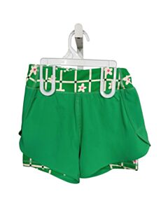 HANNA ANDERSSON  GREEN  FLORAL  SHORTS