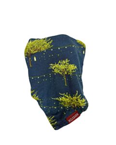 MILKBARN BLUE PRINTED DESIGN BIB