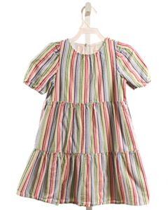 CREWCUTS  MULTI-COLOR SEERSUCKER STRIPED  DRESS