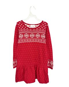 HANNA ANDERSSON  RED   EMBROIDERED DRESS