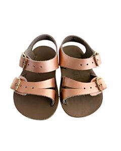 SUN SANS/ SALTWATER SANDALS PINK SANDALS  *EUC SIZE INFANT 2