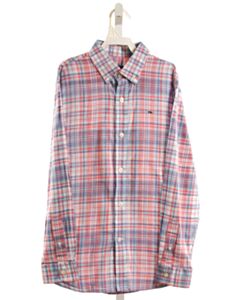 VINEYARD VINES  BLUE  PLAID  DRESS SHIRT