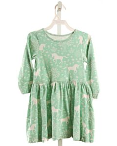 WINTER WATER FACTORY  MINT   PRINTED DESIGN KNIT DRESS