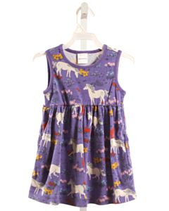 HANNA ANDERSSON  PURPLE   PRINTED DESIGN KNIT DRESS