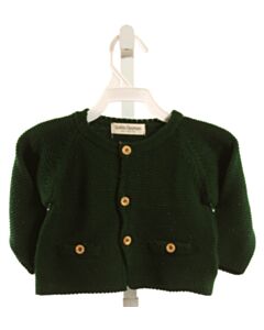 DONA CARMEN  GREEN  CARDIGAN