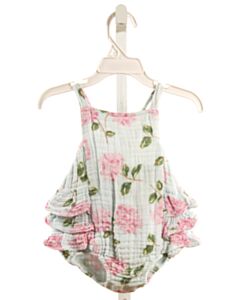 ANGEL DEAR  LT BLUE  FLORAL  BUBBLE