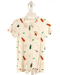ANGEL DEAR  MULTI-COLOR  PRINT  KNIT SHORTALL