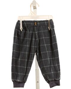 THOMAS BROWN  NAVY  WINDOWPANE  PANTS