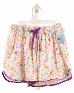 SET BY LULLABY SET  MULTI-COLOR  SHORTS WITH RIC RAC