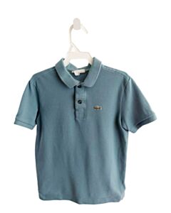 LACOSTE BLUE PIQUE DRESS SHIRT