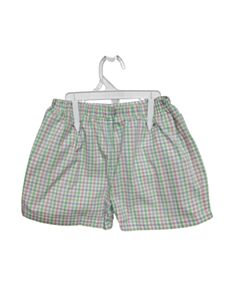 THE BEAUFORT BONNET COMPANY  GREEN  GINGHAM  SHORTS