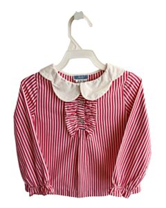 JACADI PINK STRIPED DRESS SHIRT