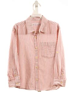 ZARA  RED  STRIPED  DRESS SHIRT