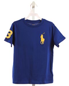 POLO BY RALPH LAUREN  BLUE  APPLIQUED T-SHIRT