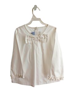 BELLA BLISS  WHITE    DRESS SHIRT WITH RUFFLE