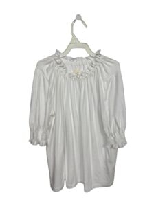 MINI BODEN  WHITE    KNIT LS SHIRT