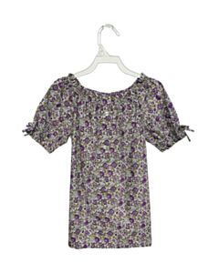 BISBY BY LITTLE ENGLISH  PURPLE  FLORAL  SHIRT-SS