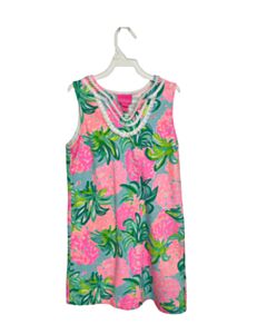 LILLY PULITZER  HOT PINK   PRINTED DESIGN KNIT DRESS