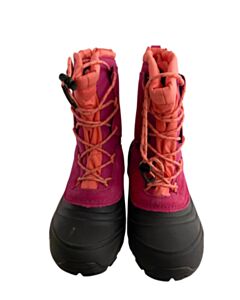 NORTH FACE PINK BOOTS *EUC SIZE CHILD 4