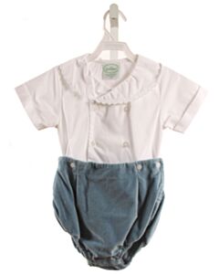 GRACE & JAMES  BLUE VELVET   DRESSY BUBBLE