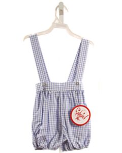 FUNTASIA TOO BLUE WINDOWPANE SHORTS