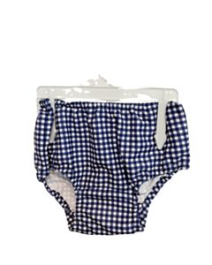 MINNOW  BLUE  GINGHAM  SWIM DIAPER