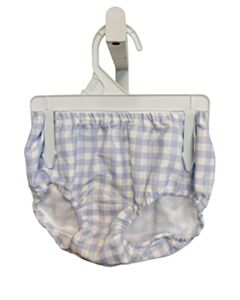 MINNOW  BLUE  GINGHAM  SWIM DIAPER