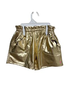 PINK CHICKEN GOLD TAFFETA SHORTS