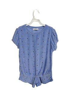 MINNOW BLUE TERRY CLOTH 2-PIECE OUTFIT