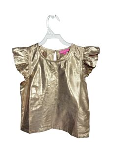 BISBY BY LITTLE ENGLISH  GOLD    SLEEVELESS SHIRT