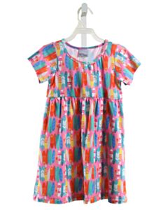 FLAP HAPPY  MULTI-COLOR  PRINTED DESIGN DRESS