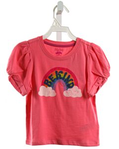 HATLEY  HOT PINK  PRINT EMBROIDERED KNIT SS SHIRT