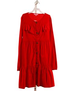 BISBY BY LITTLE ENGLISH  RED CORDUROY  DRESS